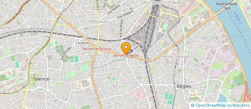 localisation de l'entreprise RC&OG  BORDEAUX