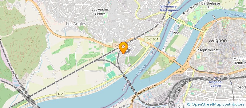 localisation de l'entreprise RC ORGANISATION  VILLENEUVE-LES-AVIGNON