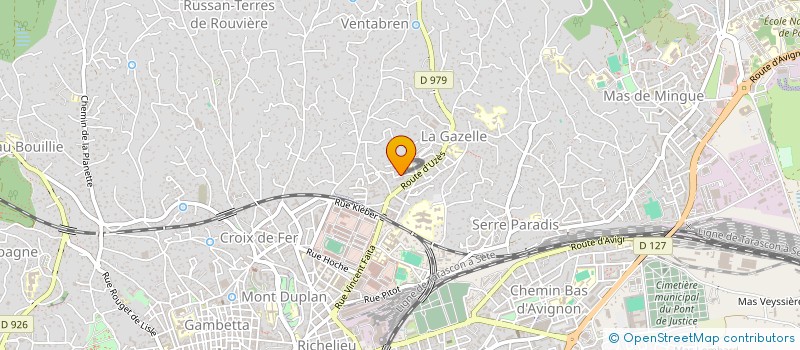 localisation de l'entreprise RC PATRIMOINE  NIMES