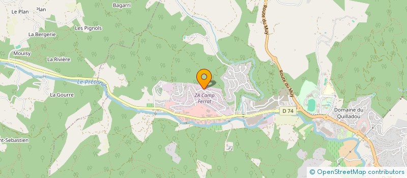localisation de l'entreprise RC PAVAGE à SAINTE-MAXIME