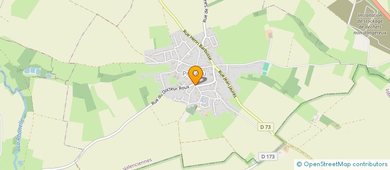 localisation de l'entreprise RC PEINTURE à PRESEAU