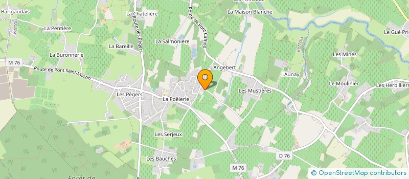 localisation de l'entreprise RC & PFSA  VERTOU