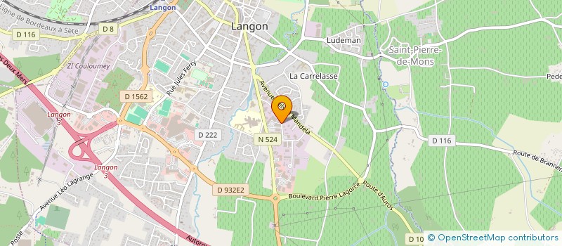 localisation de l'entreprise RC & PLM COMPAGNY  LANGON