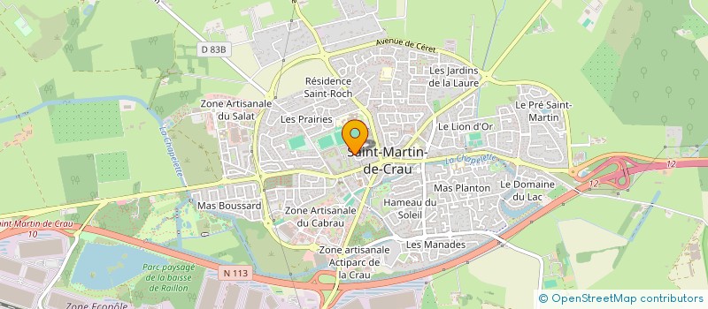 localisation de l'entreprise RC PLOMBERIE à SAINT-MARTIN-DE-CRAU