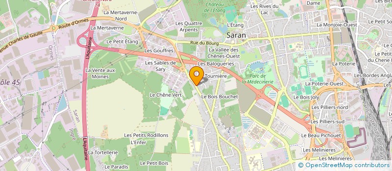localisation de l'entreprise RC PRODUCTION à SARAN