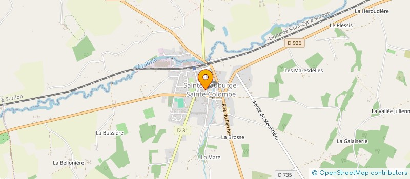 localisation de l'entreprise RC RACING à SAINTE-GAUBURGE-SAINTE-COLOMBE