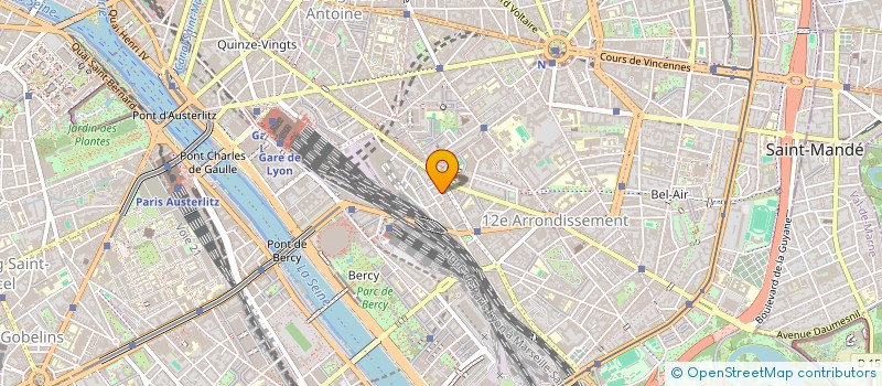 localisation de l'entreprise RC RENOV.  PARIS