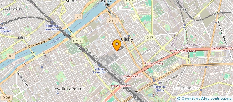 localisation de l'entreprise RC RENOVATION CONCEPT à CLICHY