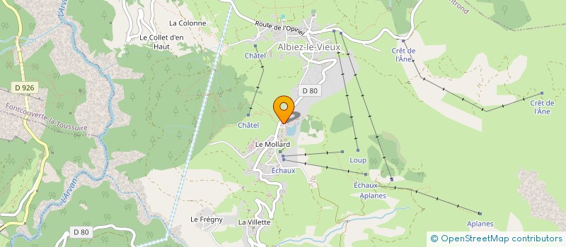 localisation de l'entreprise RC SAVOIE SEJOUR  VILLAREMBERT