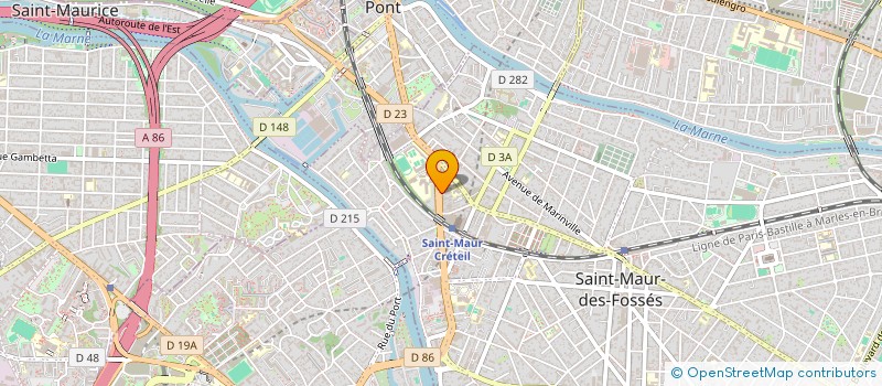 localisation de l'entreprise RC SERRURERIE à SAINT-MAUR-DES-FOSSES