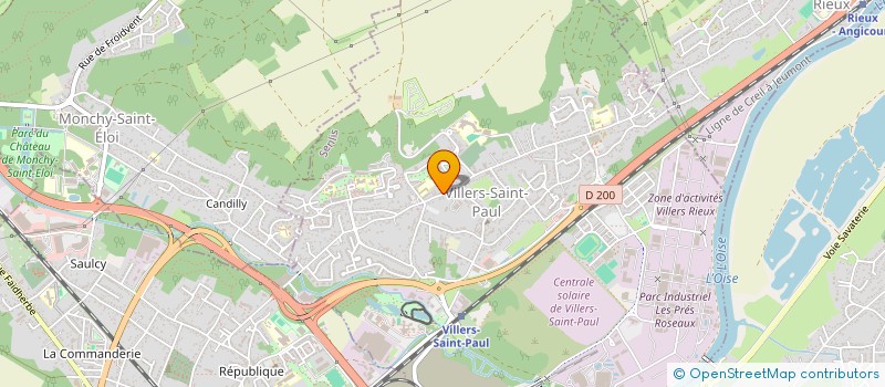 localisation de l'entreprise RC SERVICES  VILLERS-SAINT-PAUL