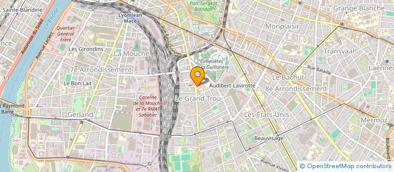 localisation de l'entreprise RC SPORT à LYON