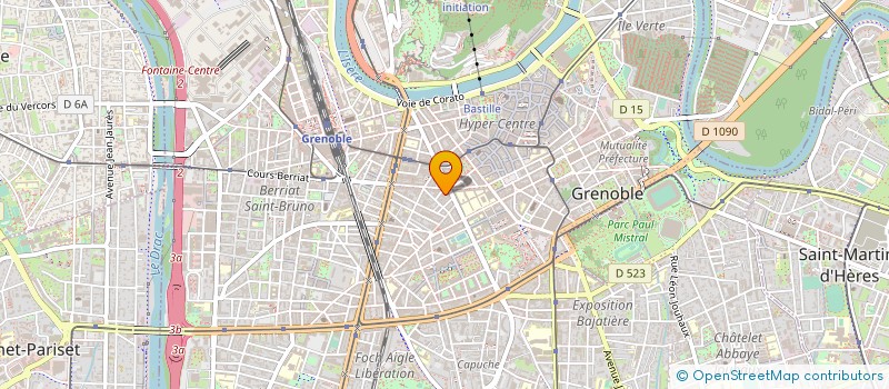 localisation de l'entreprise RC SPORTS EQUIPEMENTS à GRENOBLE