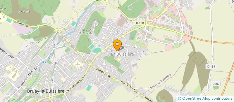 localisation de l'entreprise RC STAD'PARC à BRUAY-LA-BUISSIERE