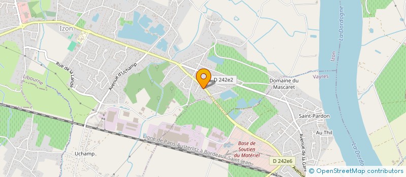 localisation de l'entreprise RC TERRASSEMENT  IZON