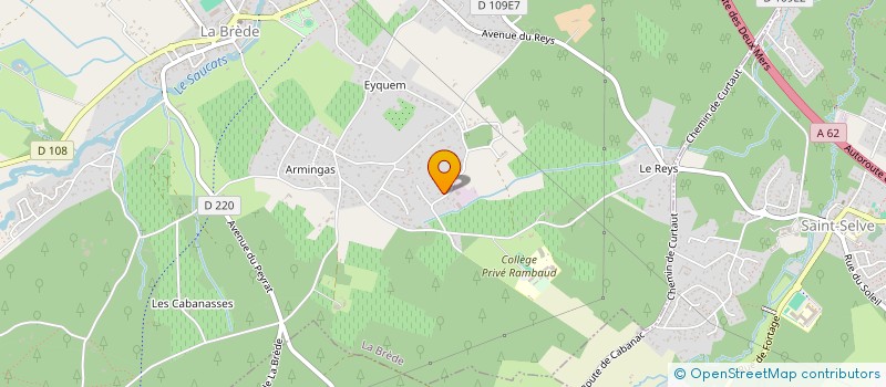 localisation de l'entreprise RC TERRE  LA BREDE