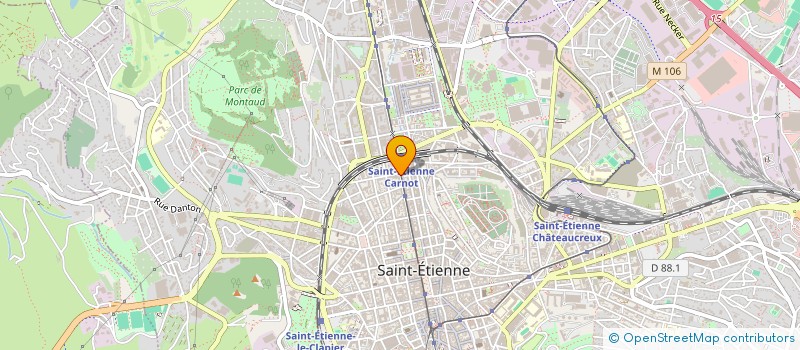 localisation de l'entreprise RC TP LOC à SAINT-ETIENNE