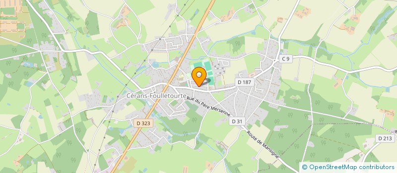 localisation de l'entreprise RC TRAITEUR  CERANS-FOULLETOURTE