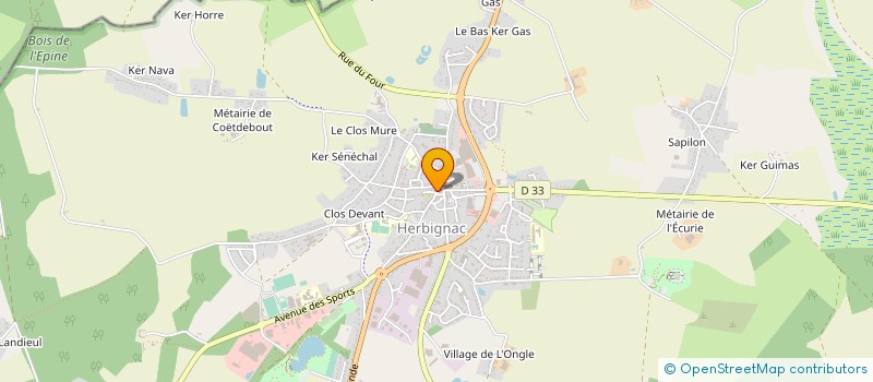 localisation de l'entreprise RC TRUFFERT à HERBIGNAC