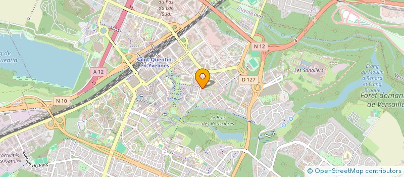 localisation de l'entreprise RC UNIVERSEL COIFFURE  GUYANCOURT