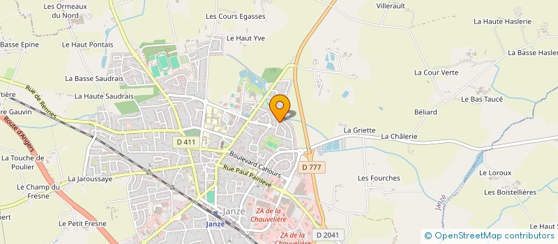 localisation de l'entreprise RC USINAGE à ESSE