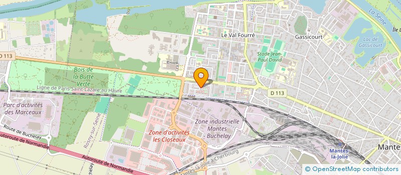 localisation de l'entreprise RC WORLD HOME  JOUY-MAUVOISIN