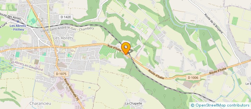 localisation de l'entreprise RC2A IMMOS  LES ABRETS EN DAUPHINE