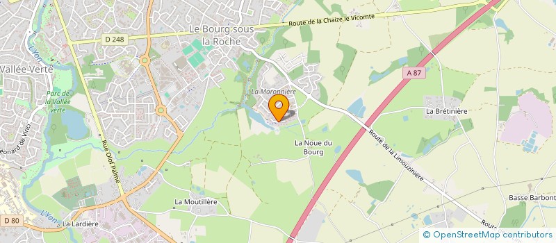 localisation de l'entreprise RC2C YOGA EVENTS à LA ROCHE-SUR-YON