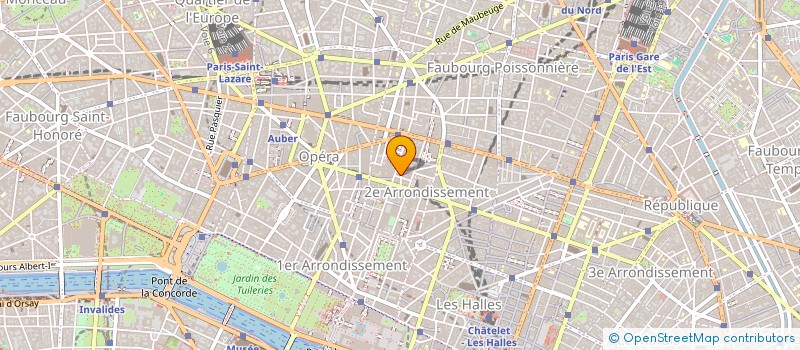 localisation de l'entreprise RC2H  PARIS