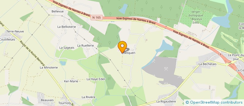 localisation de l'entreprise RC2R ENERGIE  MISSILLAC