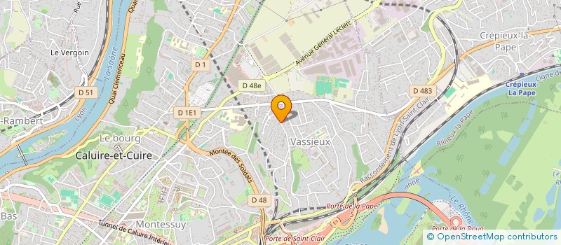 localisation de l'entreprise RC2S  CALUIRE-ET-CUIRE