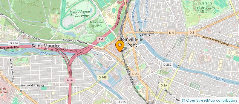 localisation de l'entreprise RC3A IMMO  SAINT-MAURICE