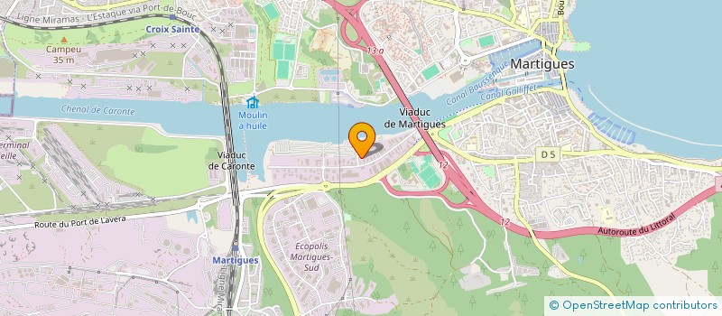 localisation de l'entreprise RCA à MARTIGUES