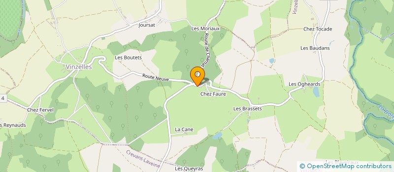 localisation de l'entreprise RCA 43 à MARINGUES