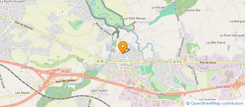 localisation de l'entreprise RCA à YFFINIAC