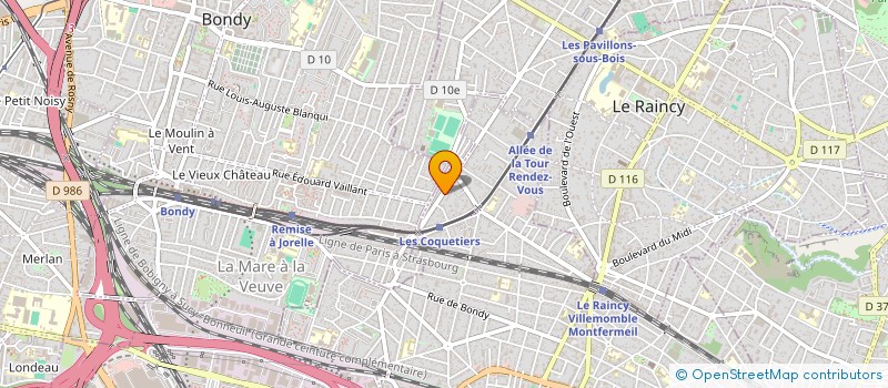 localisation de l'entreprise RCA à VILLEMOMBLE