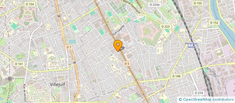 localisation de l'entreprise RCA à VITRY-SUR-SEINE