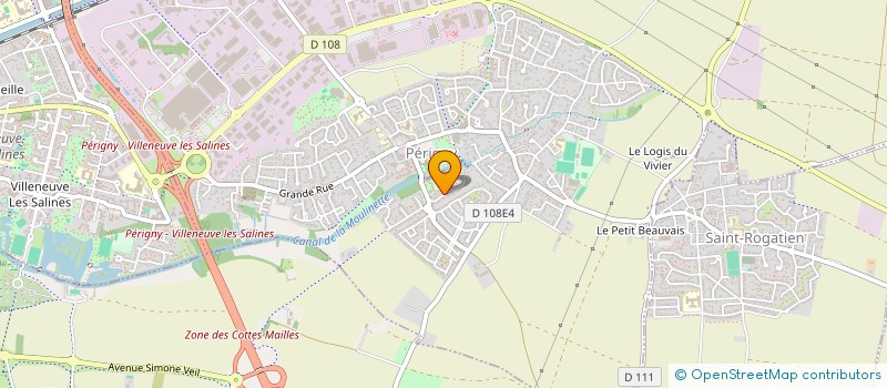 localisation de l'entreprise RCA  PERIGNY