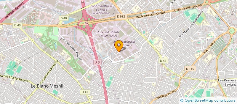 localisation de l'entreprise RCA FRANCE à AULNAY-SOUS-BOIS