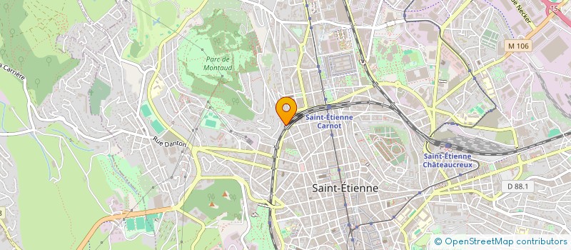 localisation de l'entreprise RCA I  SAINT-ETIENNE