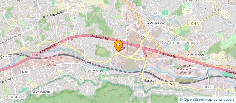 localisation de l'entreprise RCA IMMOBILIER  MARSEILLE