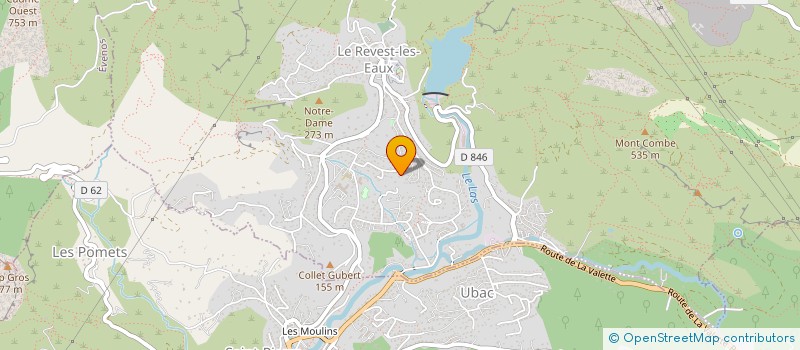 localisation de l'entreprise RCA TECH  LE REVEST-LES-EAUX