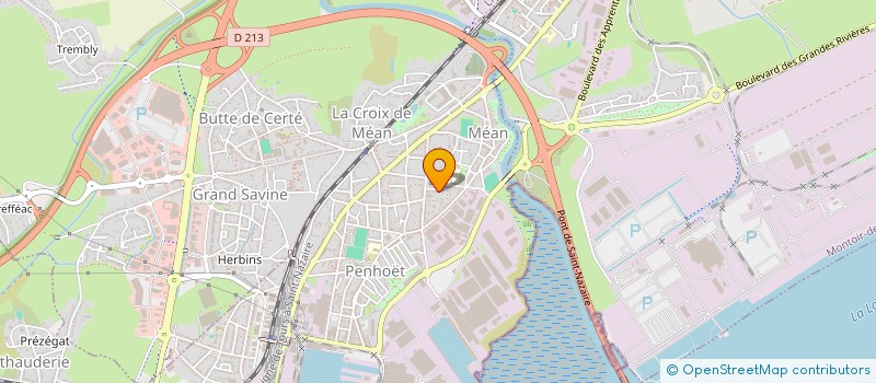 localisation de l'entreprise RCA TRAITEUR à SAINT-NAZAIRE