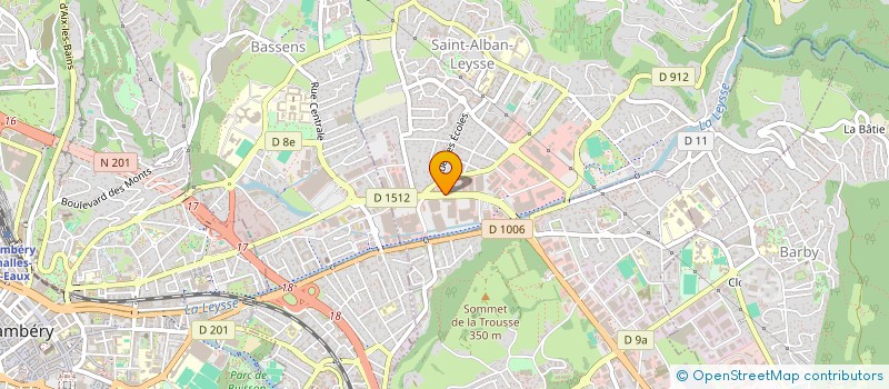 localisation de l'entreprise RCB à SAINT-ALBAN-LEYSSE