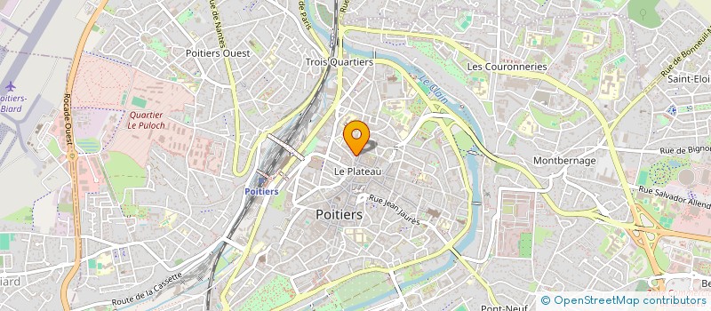 localisation de l'entreprise RCB  POITIERS