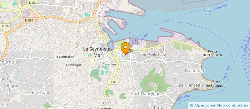localisation de l'entreprise RCB  LA SEYNE-SUR-MER
