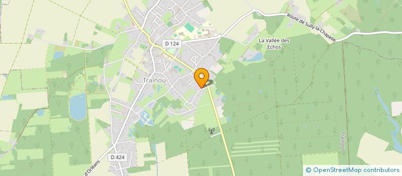 localisation de l'entreprise RCB 45 à TRAINOU