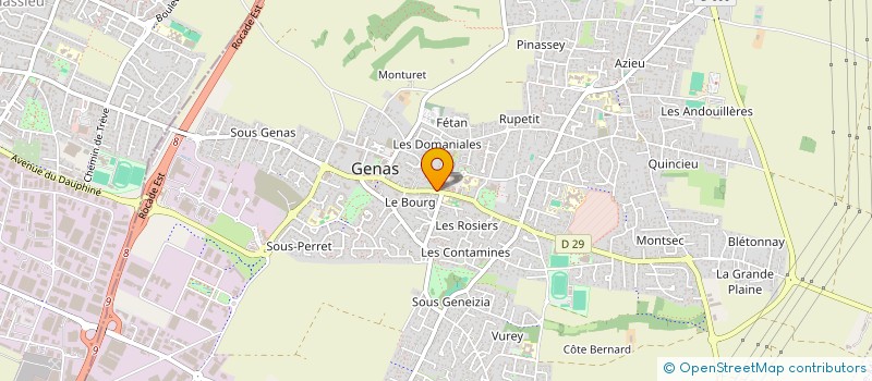 localisation de l'entreprise RCB à GENAS
