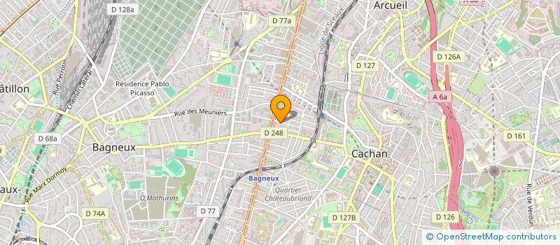 localisation de l'entreprise RCB  CACHAN