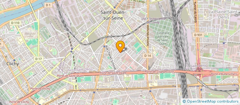 localisation de l'entreprise RCB à SAINT-OUEN-SUR-SEINE